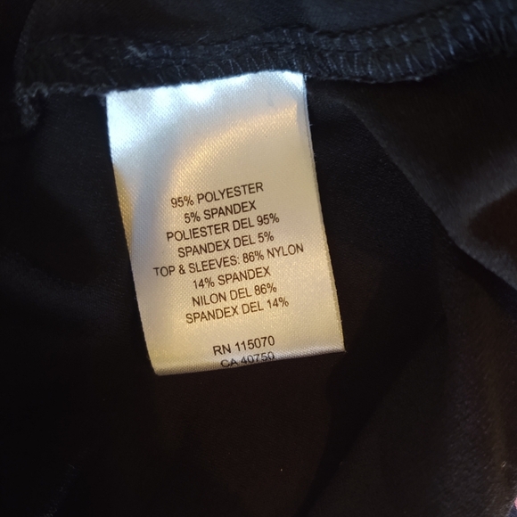 💥 3/$20 Nina Leonardo Medium Black Dress! - Picture 7 of 10